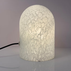 Tischlampe weiß Glas von Peill & Putzler