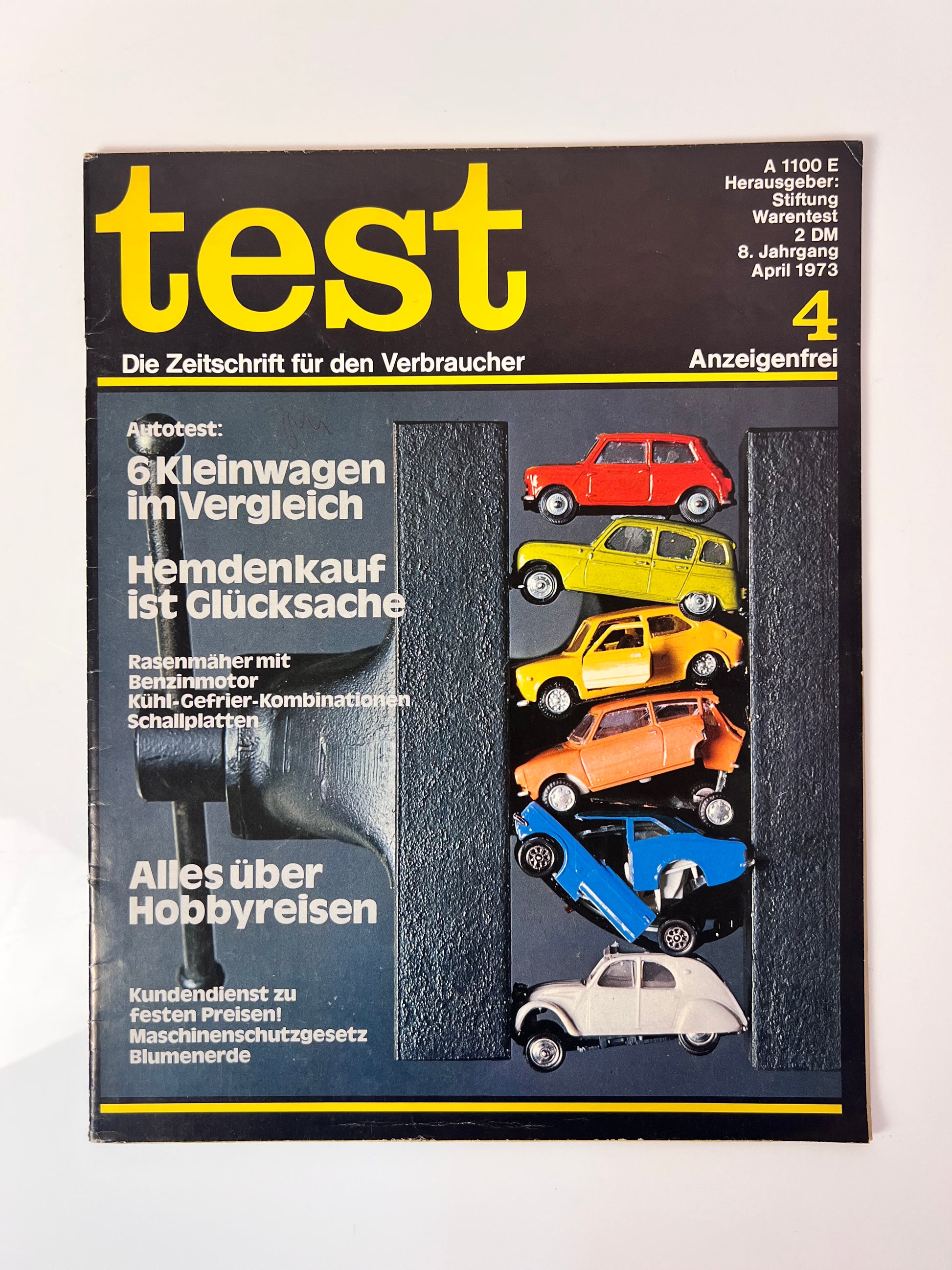 Stiftung Warentest Zeitschrift April 1973