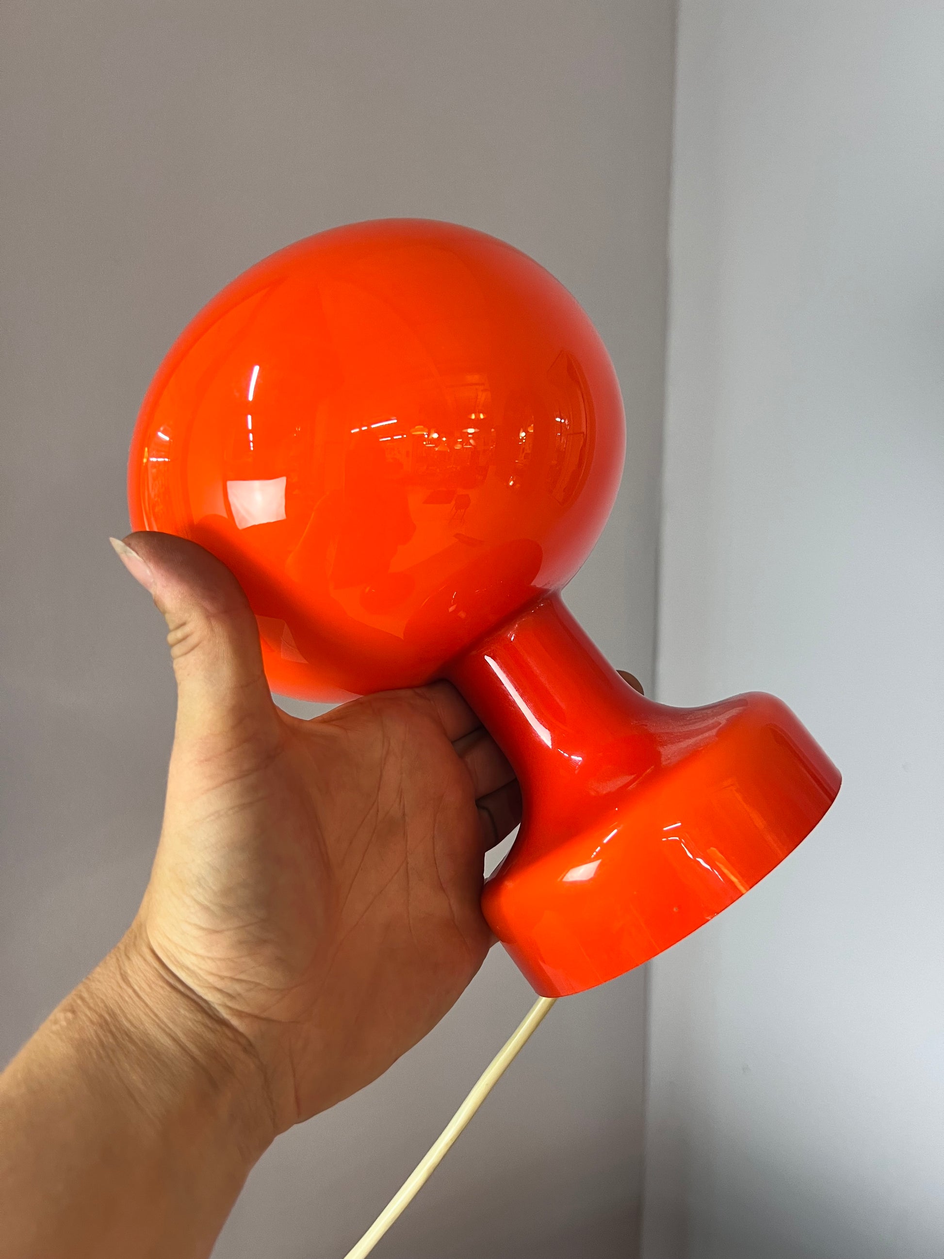 Tischlampe / Wandlampe Astronaut orange von Michael Bang für Holmegaard