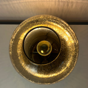 Pilzlampe braun Einschlussglas von Süssmuth Leuchten
