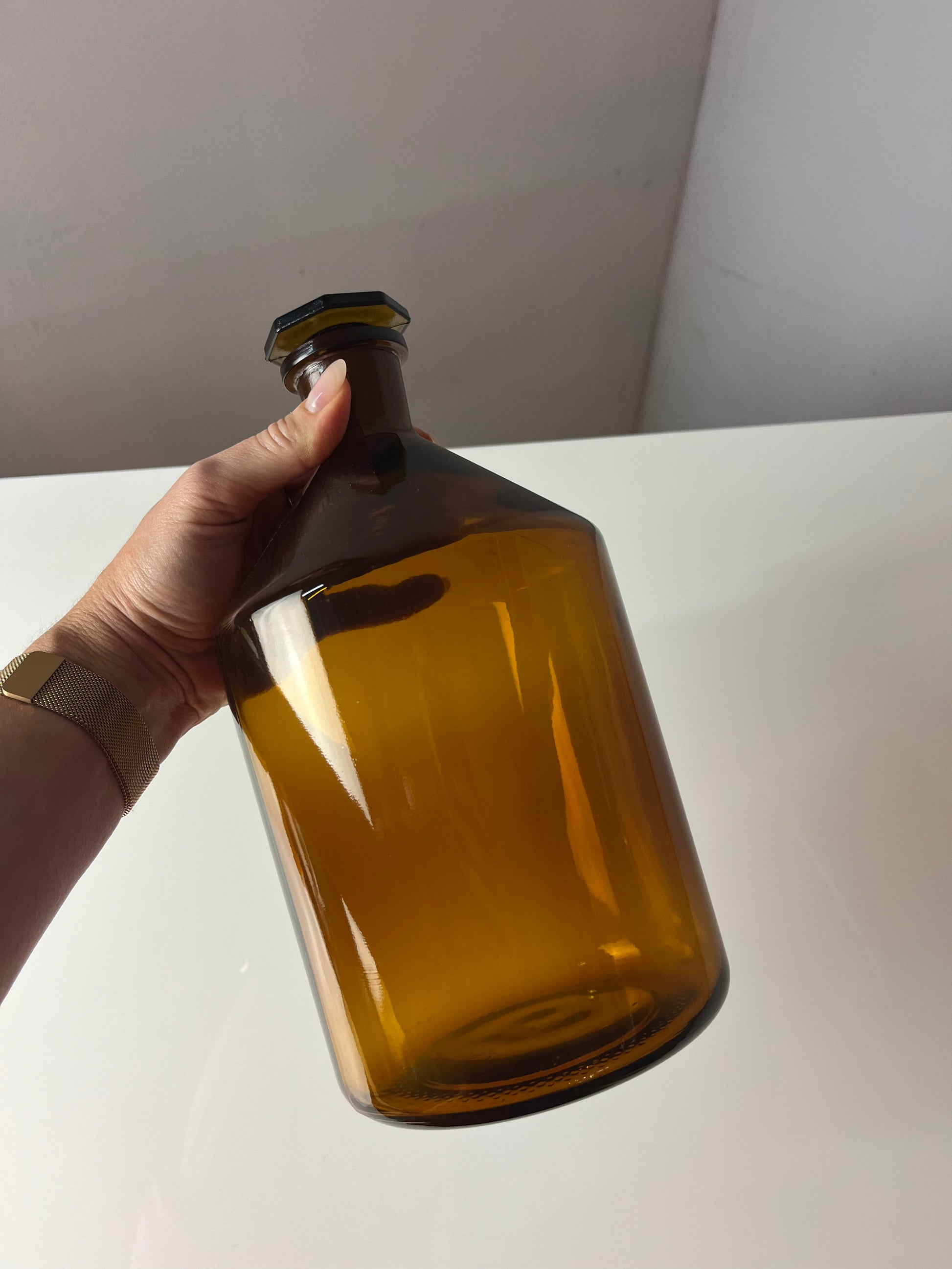 Apothekerglas braun von Glaswerk Wertheim