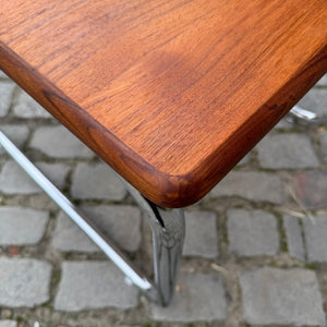 Esstisch Teak & Chrom