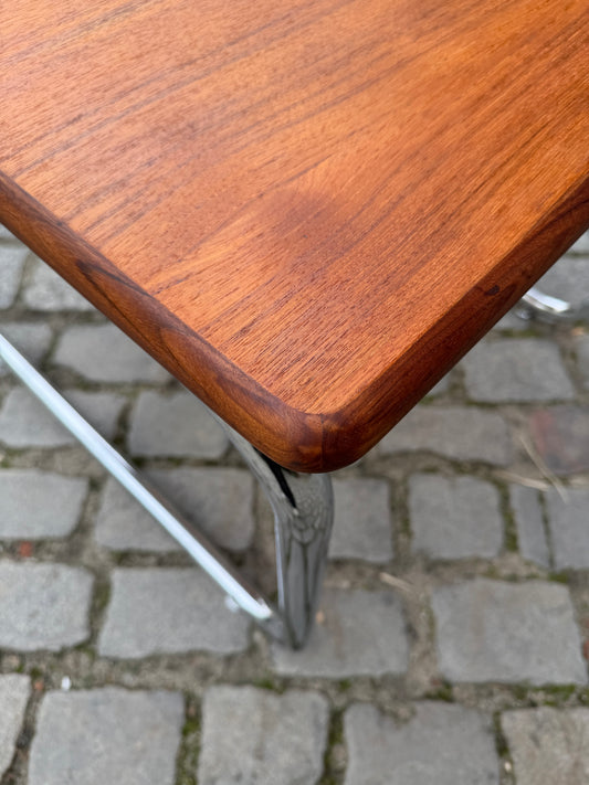 Esstisch Teak & Chrom
