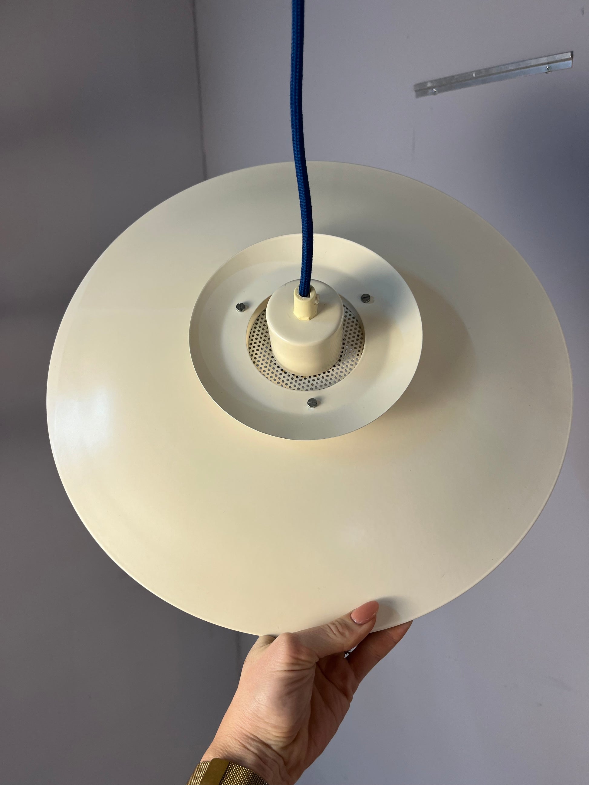 Lamellenlampe weiß von Horn