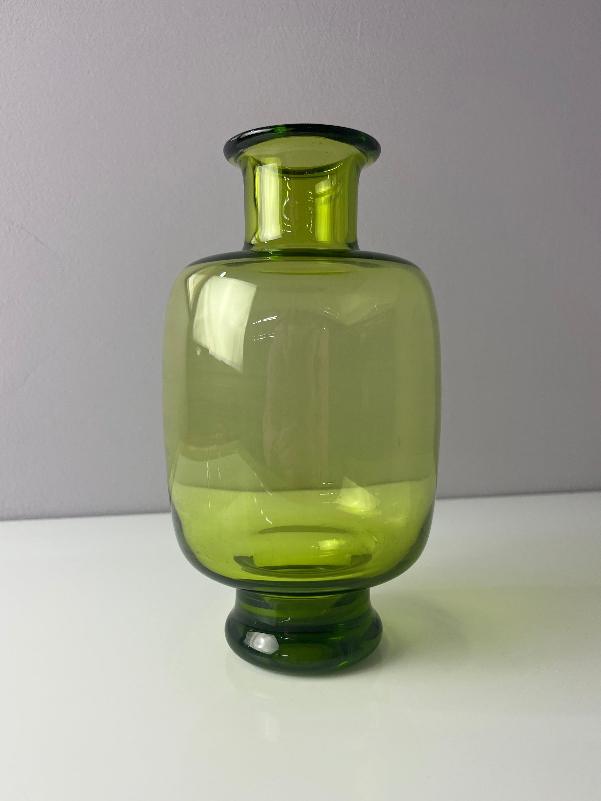 Vase Majgrøn von Per Lütken für Holmegaard