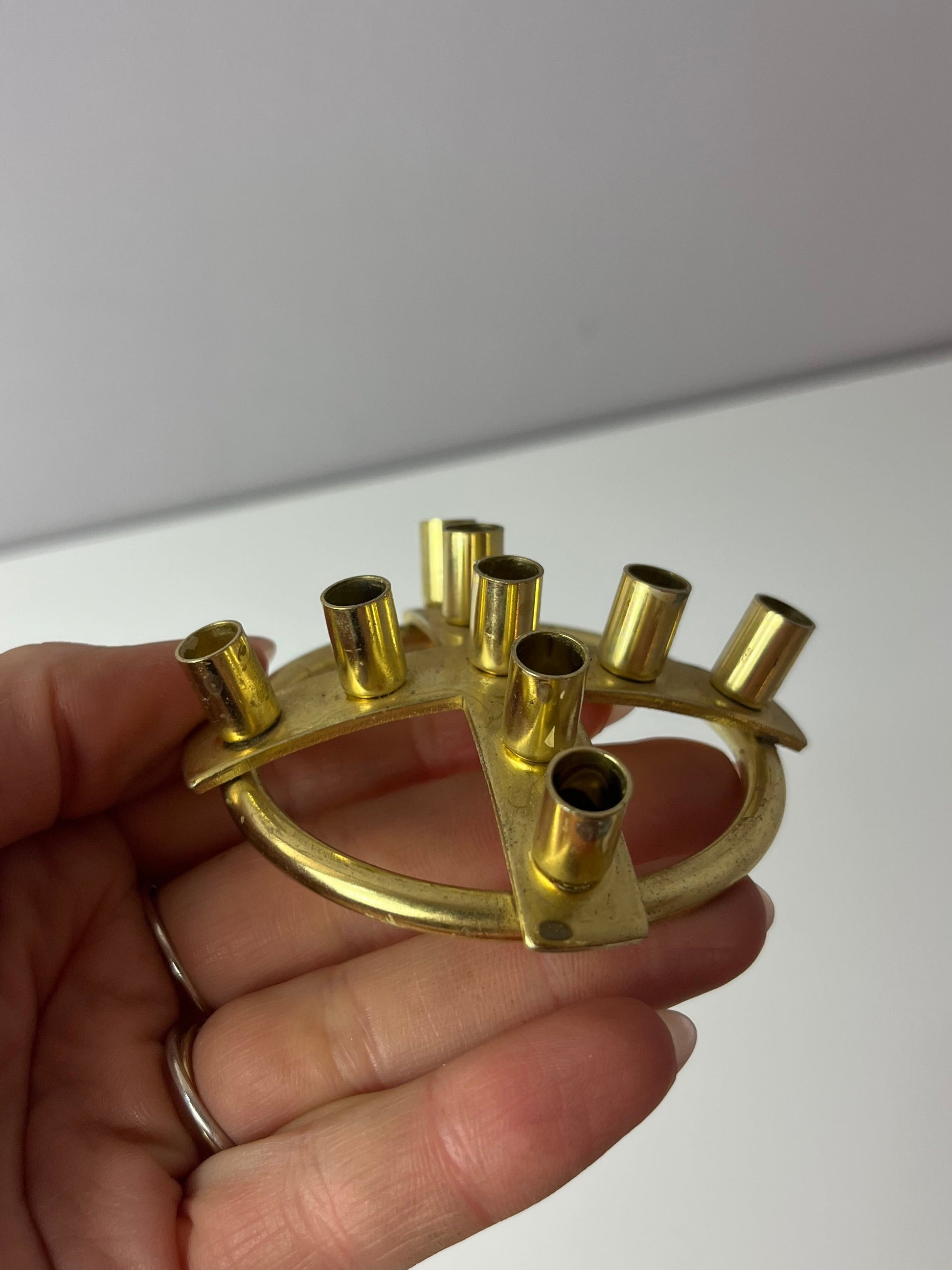 Kerzenständer Messing von Scandia Design Hellerup