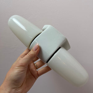 Wandlampe Modell 6068 weiß von Wilhelm Wagenfeld für Lindner