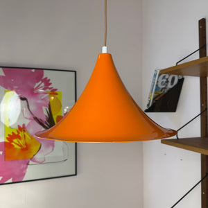 Trompetenlampe orange aus Dänemark