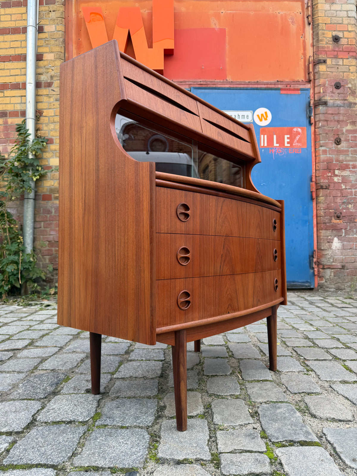 Sekretär Teak von Gunnar Falsig für Holstebro Møbelfabrik