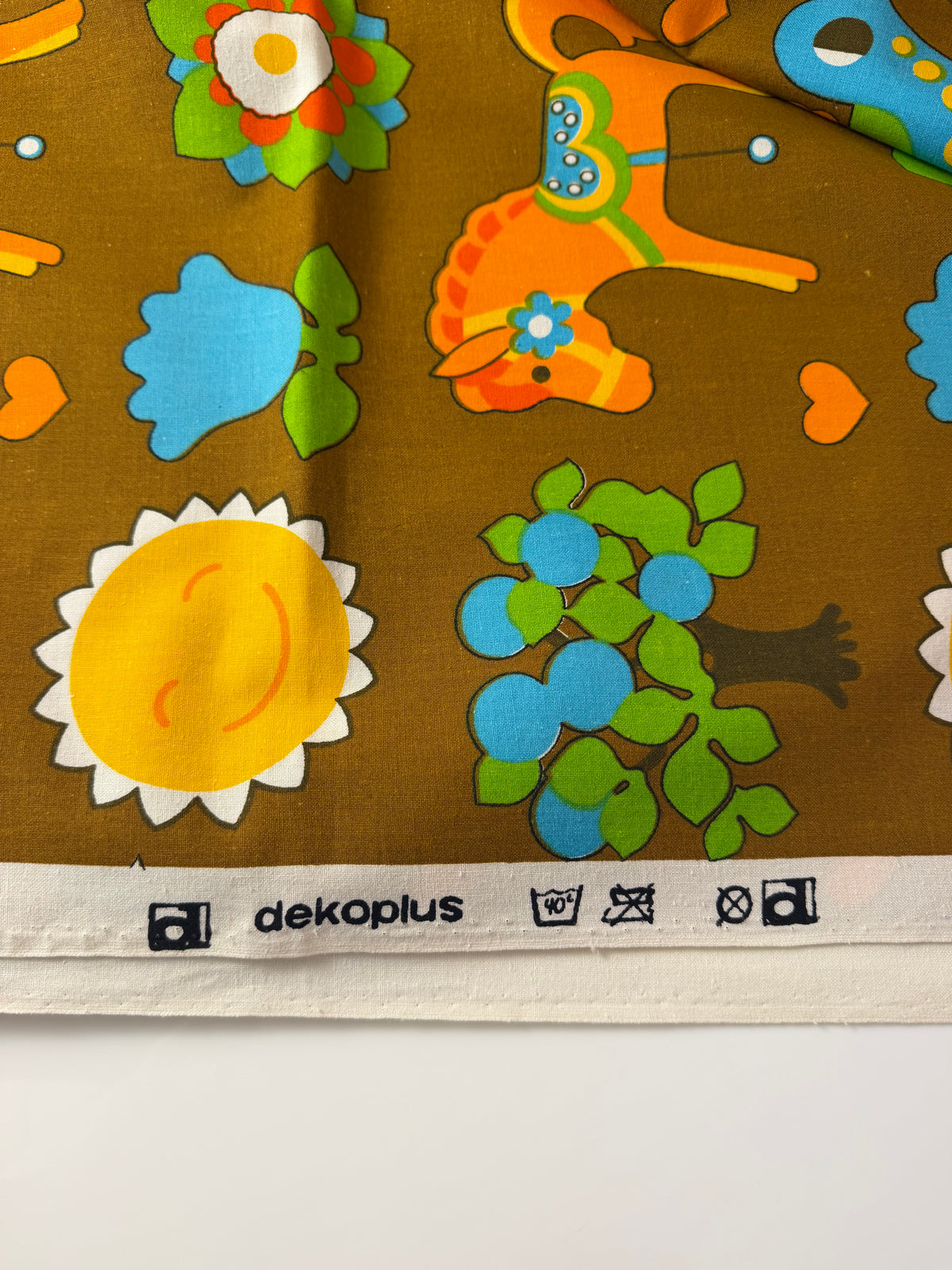 Stoff mit Kindermotiv 125 x 125 cm von dekoplus