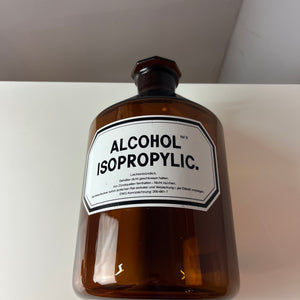 Apothekerglas Alcohol Isopropylic braun