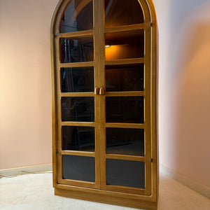 Rundbogen Vitrine Teak von Dyrlund