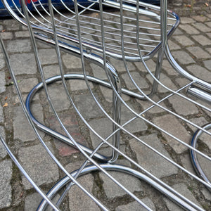 Freischwinger Chrom von Gastone Rinaldi