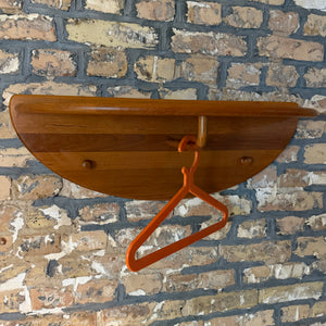 Halbrunde Garderobe Teak von Lysgaard Møbler
