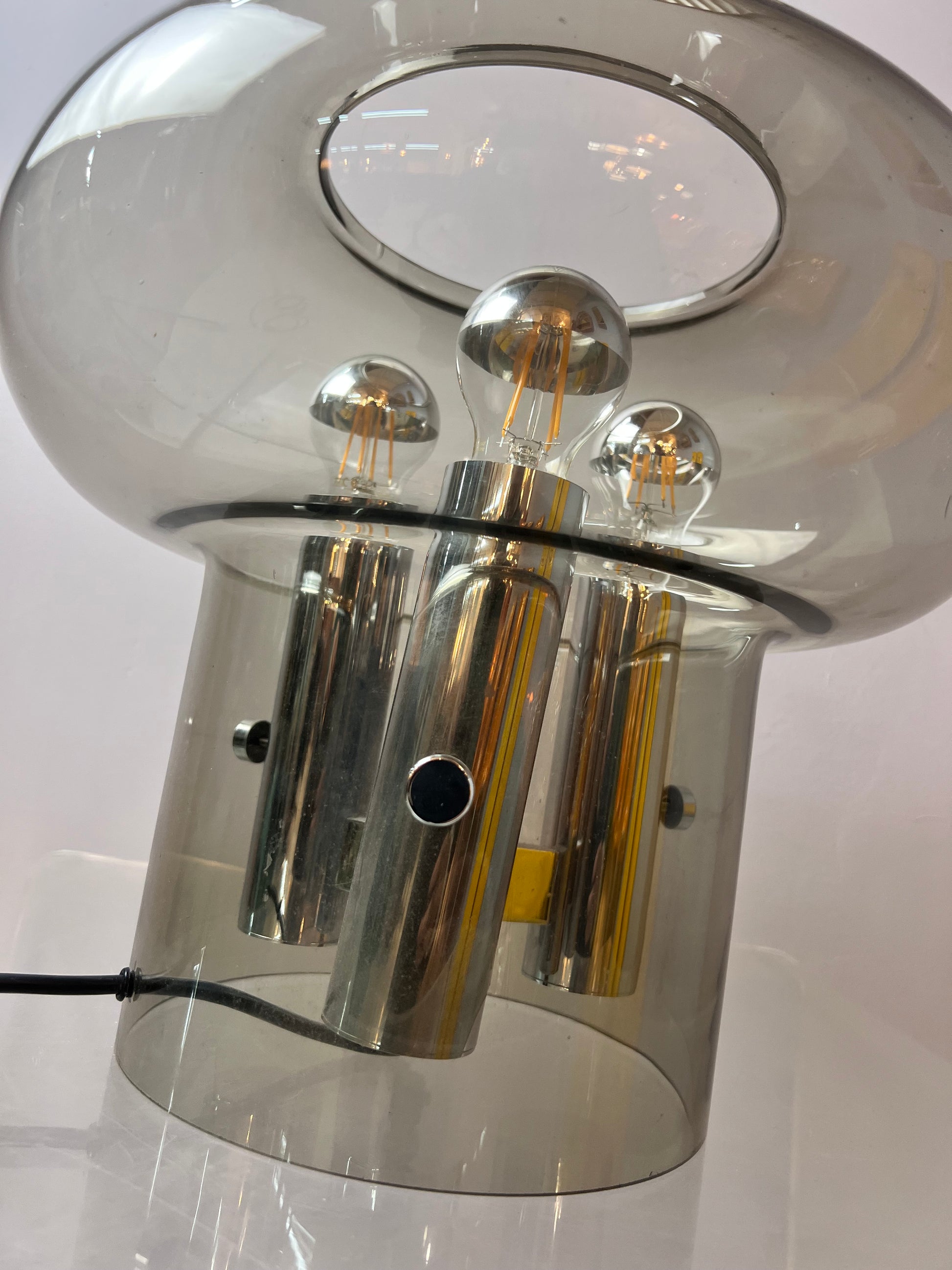Große Tischlampe von Leclair & Schäfer