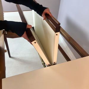 Ausziehbarer Esstisch 'Butterfly' Palisander
