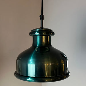 Hängelampe Country Line metallic grün von Sidse Werner für Holmegaard