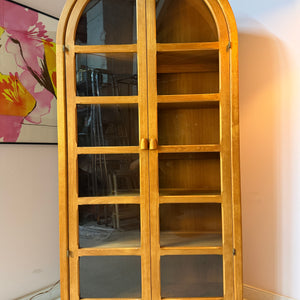Rundbogen Vitrine Teak von Dyrlund