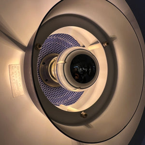 Lamellenlampe Donau blau von JEKA