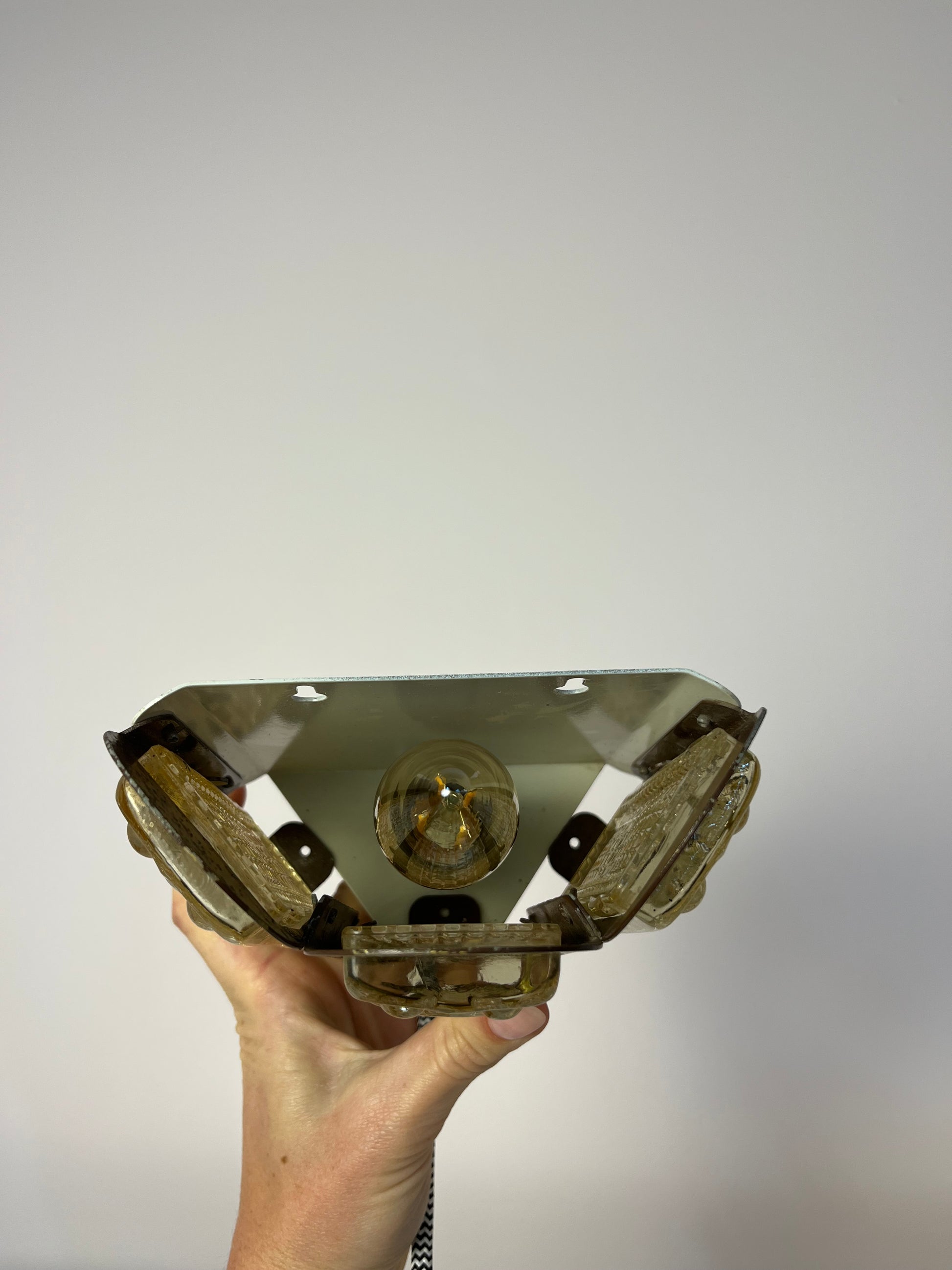 Wandlampe braun Glas von Vitrika