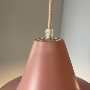 Industrielampe rosé Metall