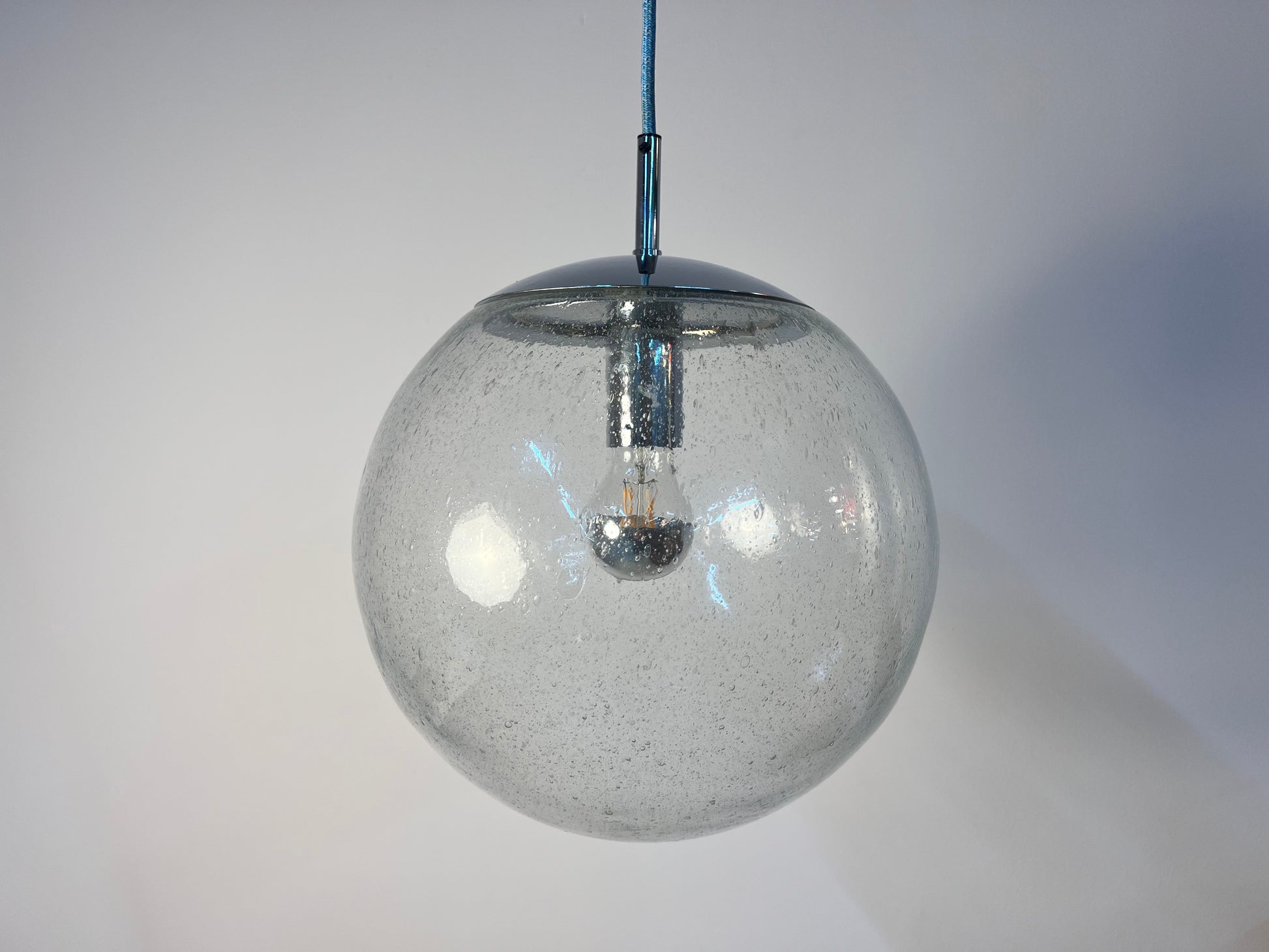 Kugellampe Glas Chrom von Hustadt Leuchten