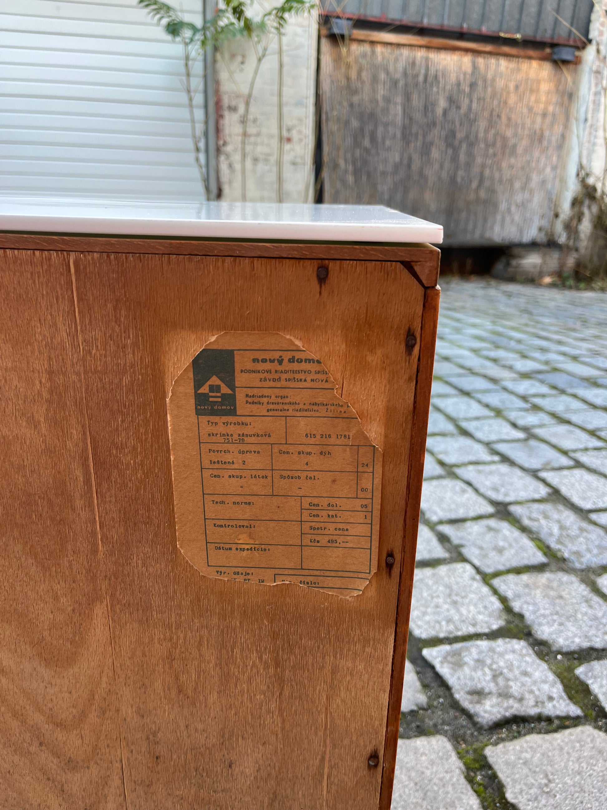 Set: 2 Nachttische von František Mezulánik für Nový Domov