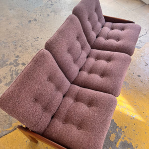 Set: Sofa mit Hocker mauve von Yngve Ekström für Swedese