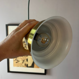 Hängelampe Messing aus Dänemark