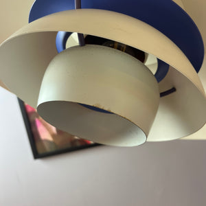 Lamellenlampe PH5 weiß von Poul Henningsen für Louis Poulsen