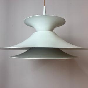 Lamellenlampe 'Radius' weiß von Erik Blaslev für Fog & Mørup