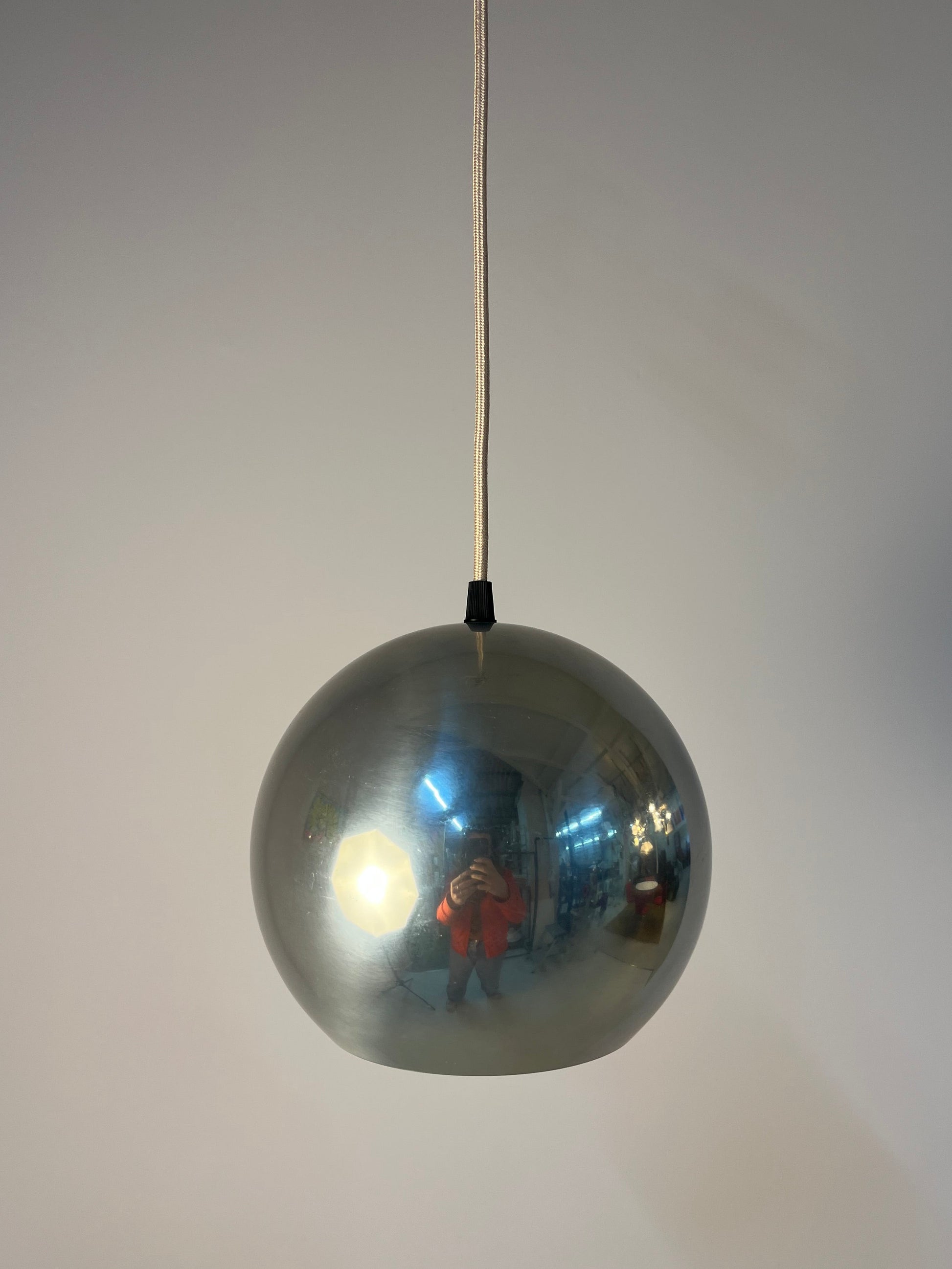 Kugellampe Topan Chrom von Verner Panton
