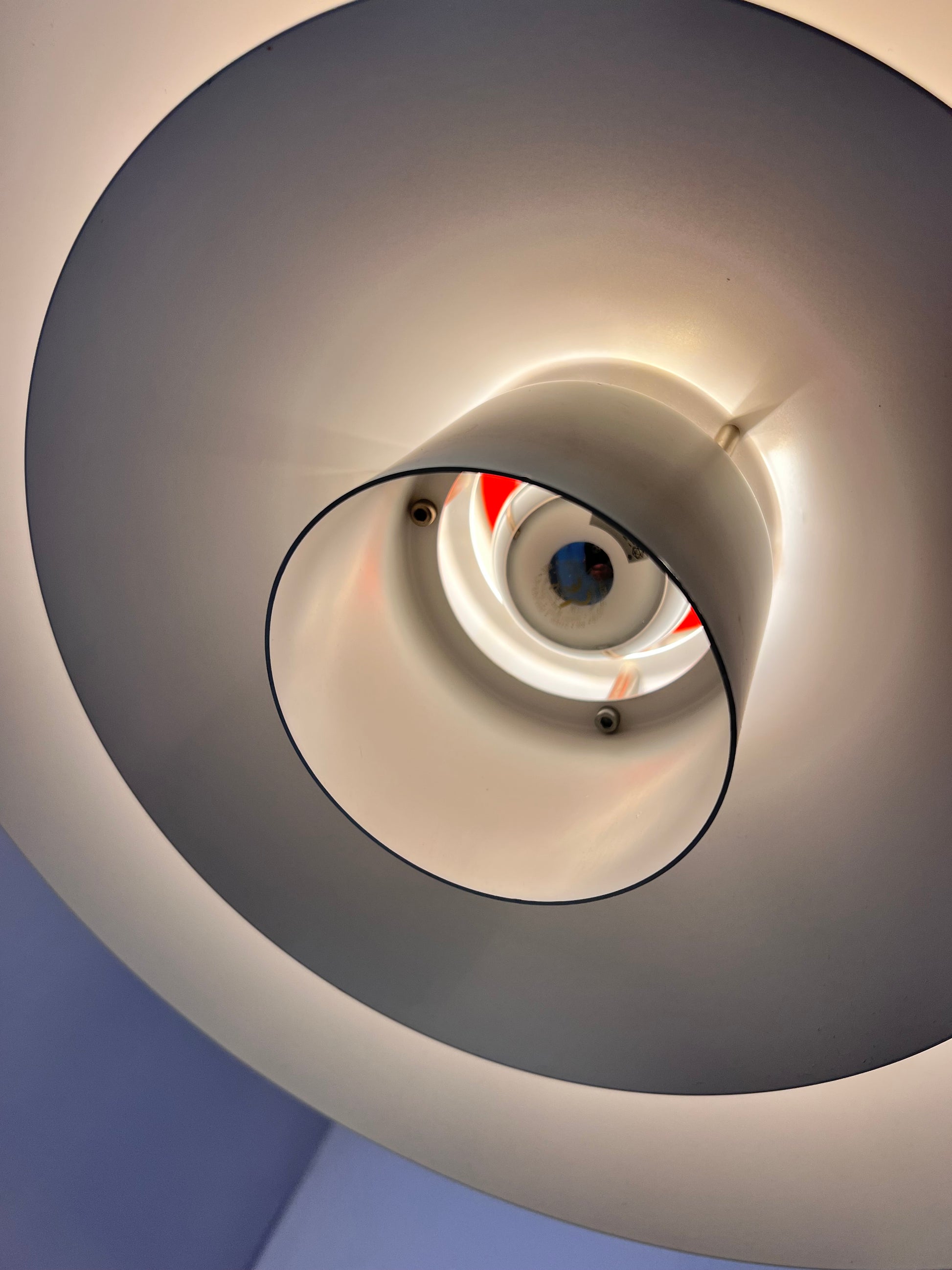 Lamellenlampe Trapez von Christian Hvidt für Nordisk Solar