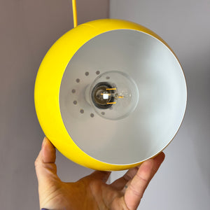 Kugellampe gelb aus Dänemark