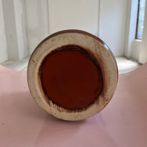 Vase braun grün Keramik