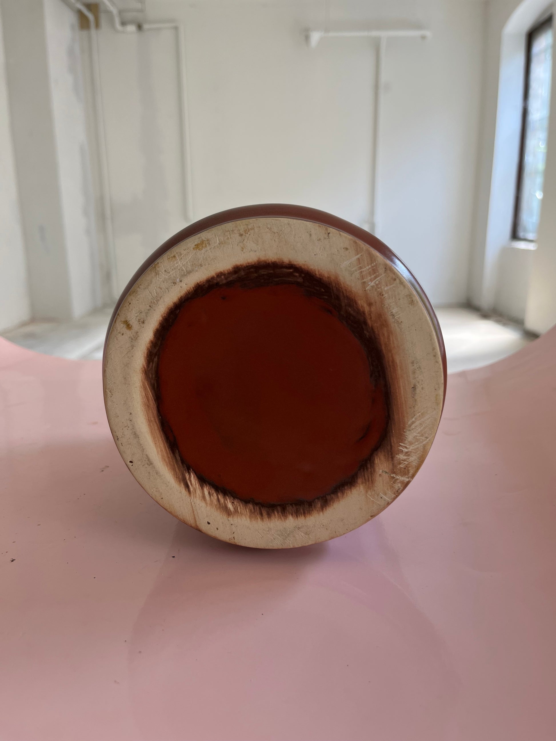 Vase braun grün Keramik
