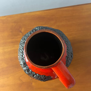 Karaffe 223 Fat Lava rot von Kreutz Keramik