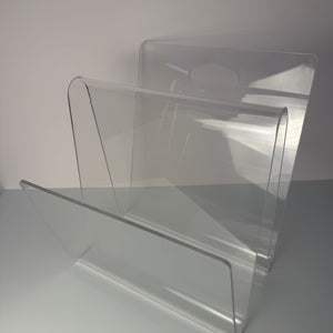 Zeitschriftenständer transparentes Plexiglas