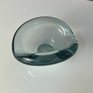 Aschenbecher hellblau Glas von Per Lütken von Holmegaard