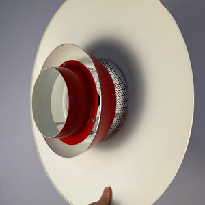 Lamellenlampe rot aus Dänemark