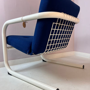 Sessel weiß blau von Friis & Moltke