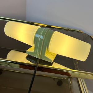 Wandlampe Modell 6060 pastellgrün von Sigvard Bernadotte für Ifö
