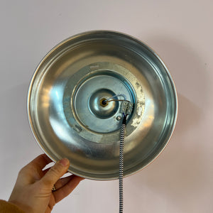 Wandlampe Diskus orange 25 cm von Charlotte Perriand für Honsel