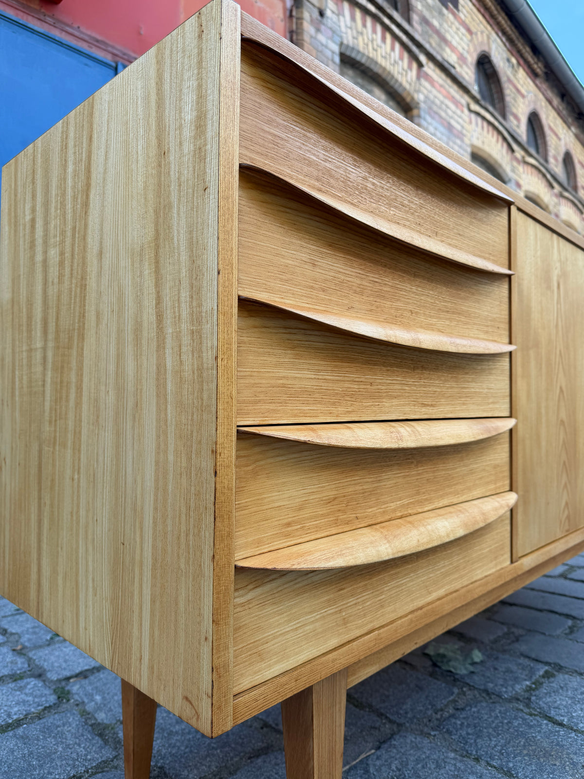 Sideboard Typ 602/K Esche von Franz Ehrlich für Hellerau