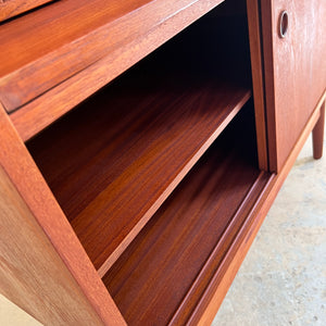 Bücherregal Teak mit Sekretär & Ausziehplatte von Johannes Sorth für Nexø