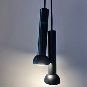 Set: 2x Hängelampe „Paris“ schwarz von Abo Randers