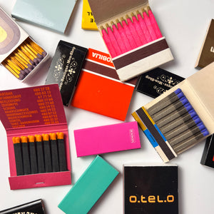 Set: Vintage Streichhölzer Grafik
