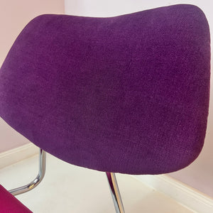 Sessel VERMUND VL 135 lila pink Chrom