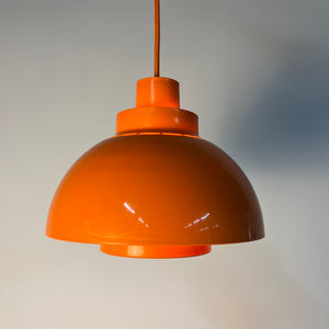 Hängelampen Minisol orange von K. Kewo für Nordisk Solar