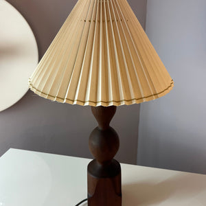 Tischlampe Teak aus Dänemark